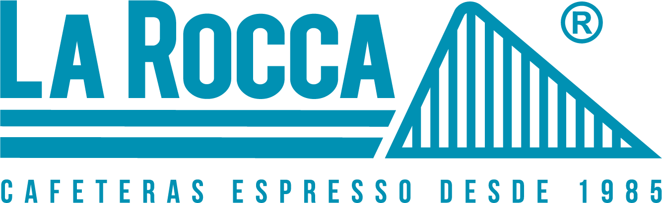 Detalle logo La Rocca color azul